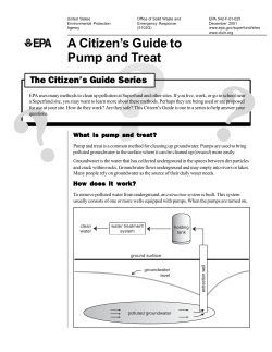 A Citizen`s Guide to Pump and Treat