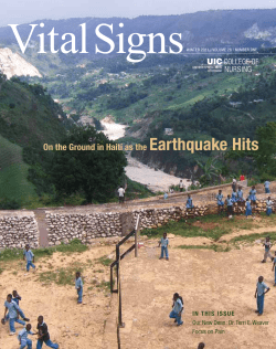 On the Ground in haiti as the earthquake hits