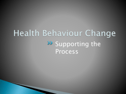 The cycle of self management support in Primary Health Care