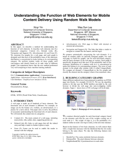 Understanding the Function of Web Elements for