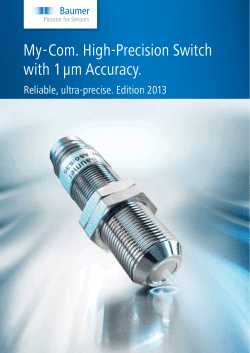My-Com. High-Precision Switch with 1 &mu;m Accuracy.