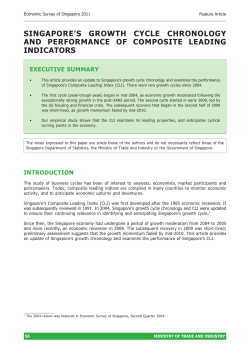 Economic Survey of Singapore 2011