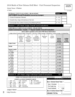 CA Inspection Score Sheet