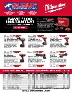 SAVE $100 INSTANTLY!