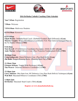 (Gym) Andy Marino - DeMatha Football