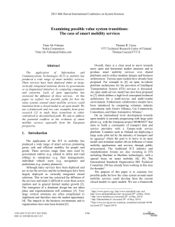 Examining Possible Value System Transitions: The Case of Smart