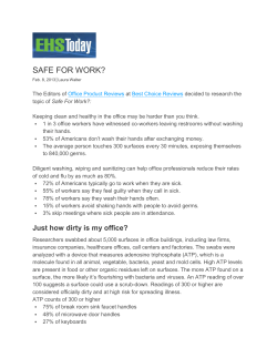 Office Germs - Wonder Makers Environmental