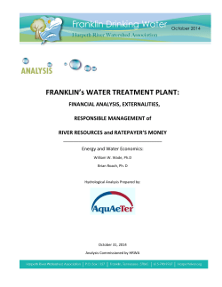 Franklin Drinking Water - Harpeth River Watershed Association