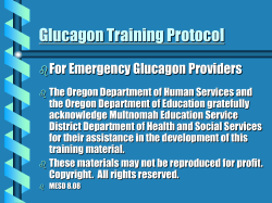Glucagon - St. Helens School District