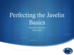 Perfecting the Javelin Basics