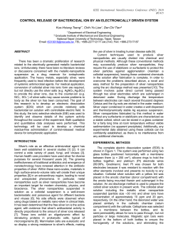 PREPARATION OF MANUSCRIPT FOR ICMS09