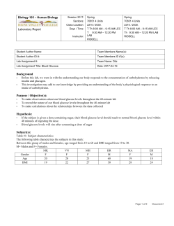 Attachment 8 &ndash; Blood Glucose 20 Minutes Post Dose vs Sugar Dose