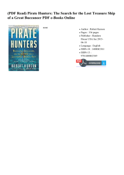 (PDF Read) Pirate Hunters: The Search for the Lost