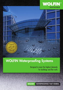 WOLFIN Waterproofing Systems