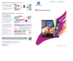 the PageScope Enterprise Suite brochure