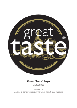 Great Taste&reg; logo Guidelines