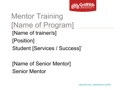 Central mentor training slides 2016