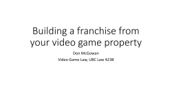 Building a franchise with contracts and fun