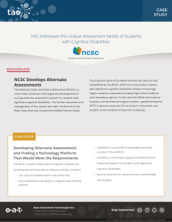 TAO Addresses the Unique Assessment Needs of Students with