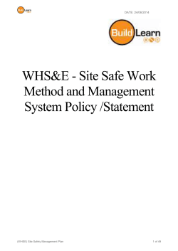 occupational health - Work Health Safety Learning site