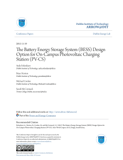 The Battery Energy Storage System