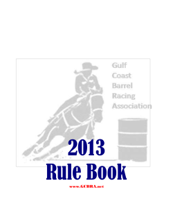 Gulf Coast Barrel Racing Association Rule Book