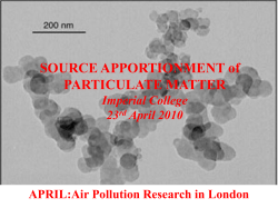 SOURCE APPORTIONMENT of PM in INTEGRATED