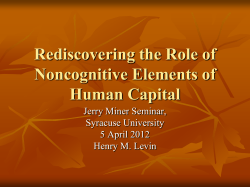 Non-Cognitive Skills for Large-Scale Educational Assessments