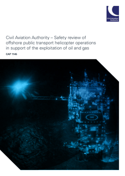 Safety review of offshore public transport helicopter operations