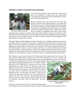 FVR helps a family to stand tall in the community