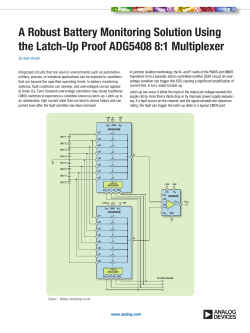 A Robust Battery Monitoring Solution Using the Latch