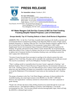 Party for New York`s Water