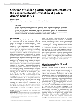Selection of soluble protein expression constructs