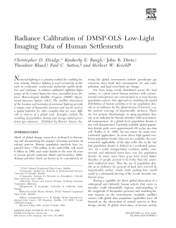 Radiance Calibration of DMSP-OLS Low-Light
