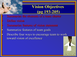 Developing Common Vision