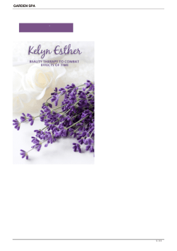 garden spa - kelyn esther