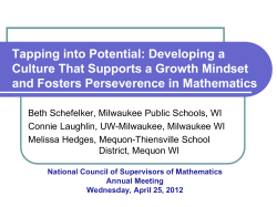 CCSS 101: Standards for Math Practices