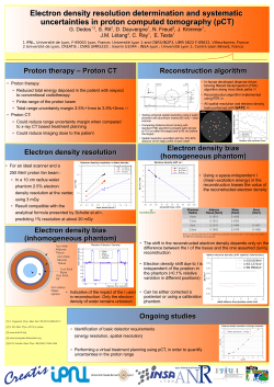 Electron density resolution determination and
