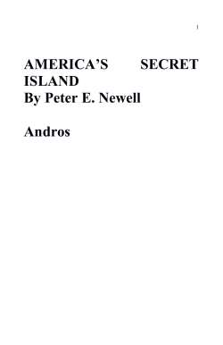 America`s Secret Island and other military bases &ndash; Peter E Newell