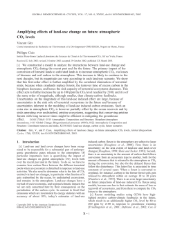 Amplifying effects of land-use change on future atmospheric CO2