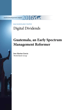 Guatemala, an Early Spectrum Management