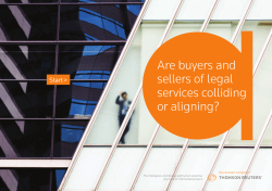 Are buyers and sellers of legal services colliding or aligning?