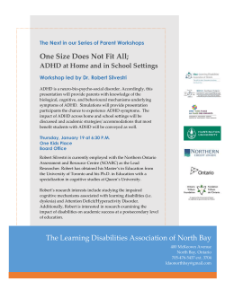 Workshop led by Dr. Robert Silvestri