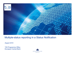 Multiple-status reporting in a Status Notification