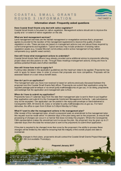 Fact Sheet 6- Land manager FAQs