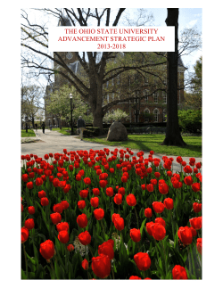 the ohio state university advancement strategic