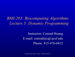 Dynamic Programming