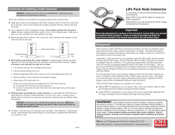 NODE 3 NODE 3 LiPo Pack Node Connector