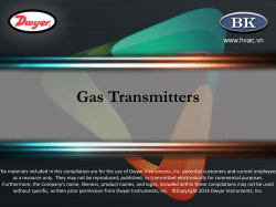 Gas Transmitters