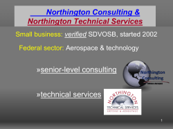 April 2012&hellip; - Northington Consulting LLC